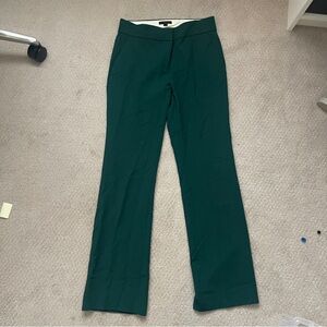 Jcrew emerald green pants